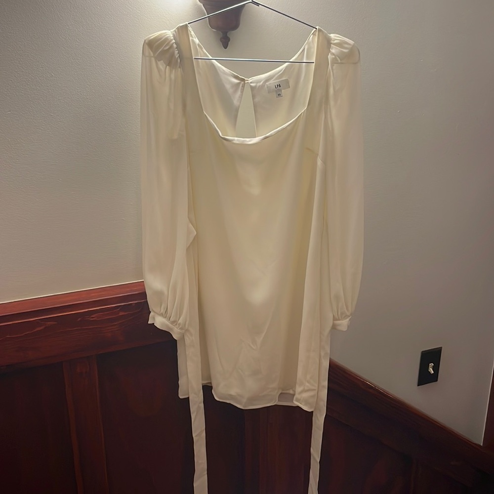LPA Clio Dress in Ivory. Size XS.